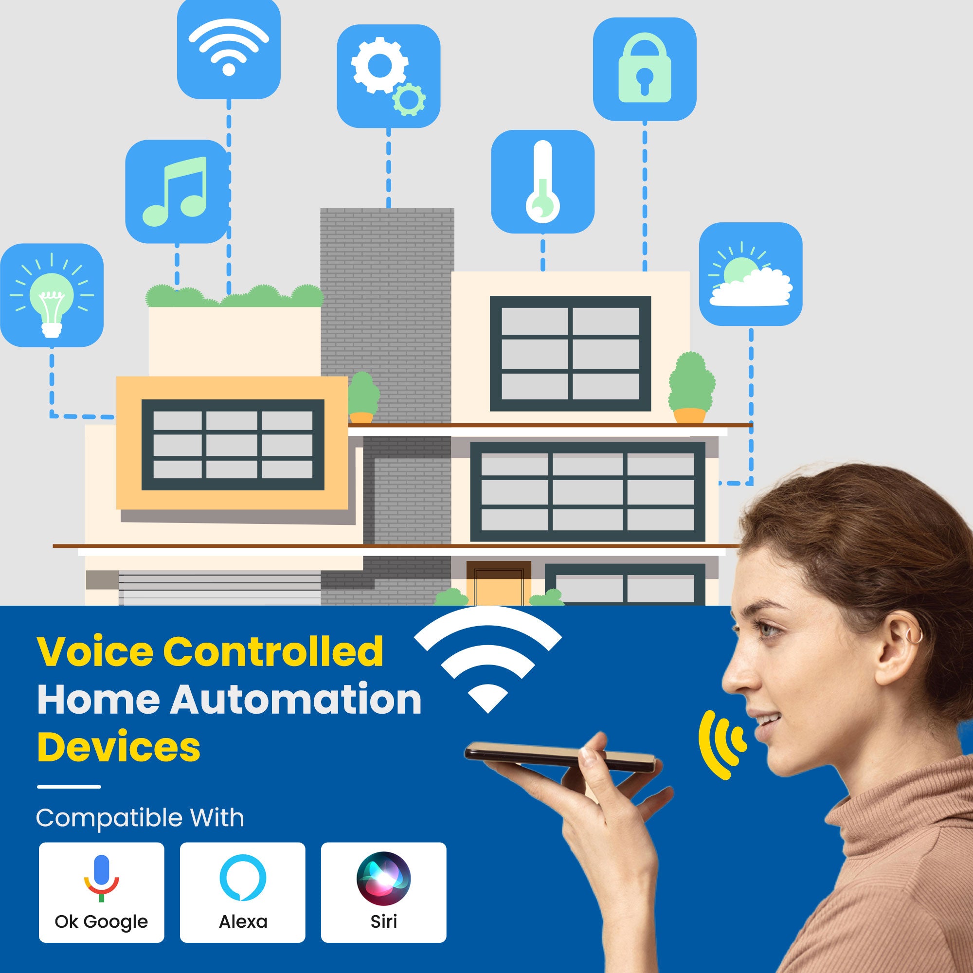 Smart home hub and voice control setup